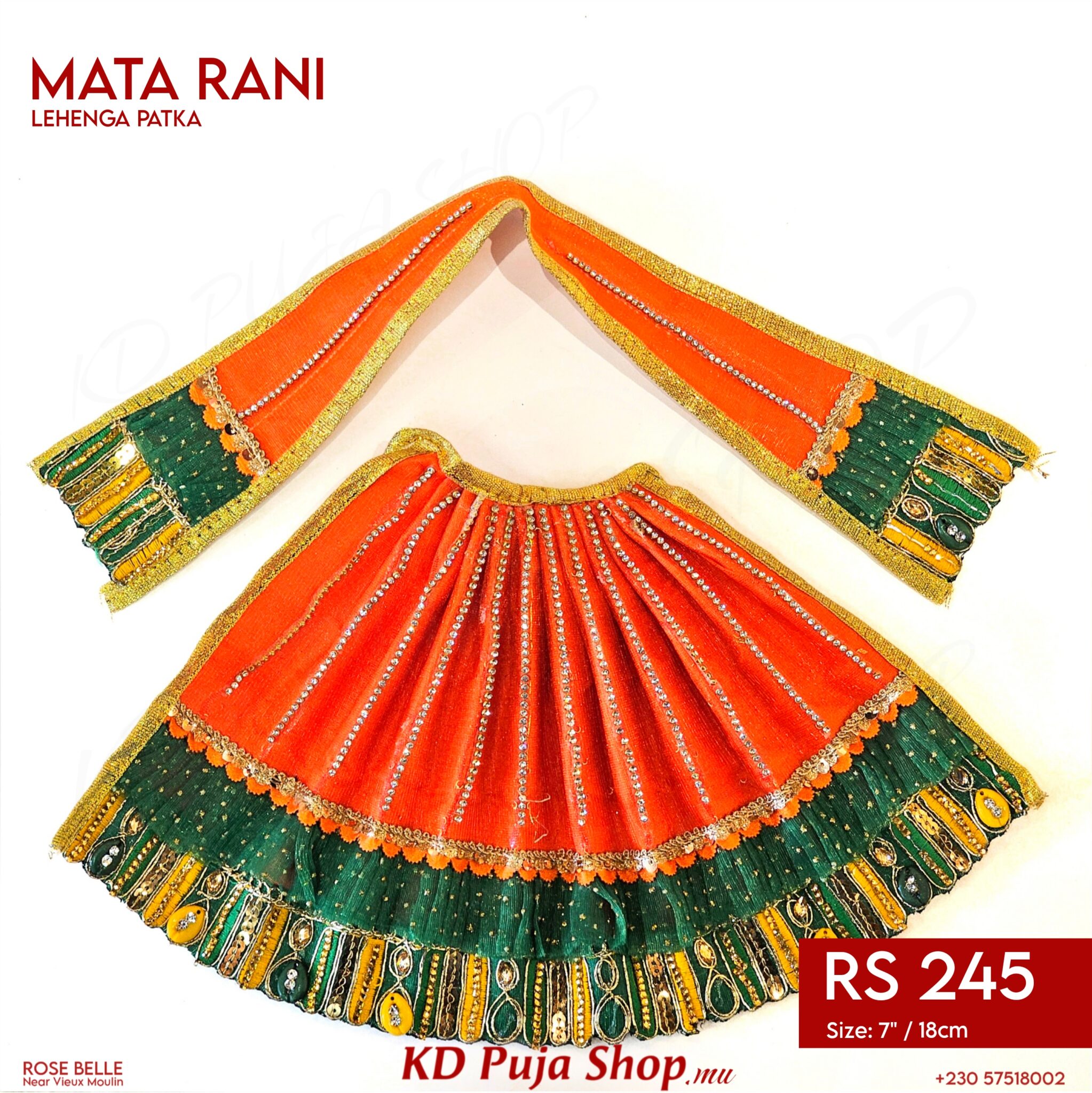 Murti Dress – KD Puja Shop – Puja Shop in Mauritius