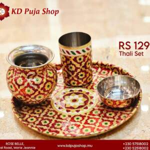 Pooja Thali Set- Steel