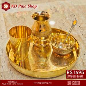 Pooja Thali Set- Brass